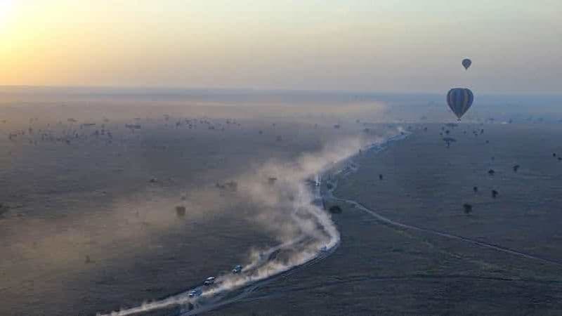 Billet Serengeti : safari en montgolfière avec petit-déjeuner et prise en charge