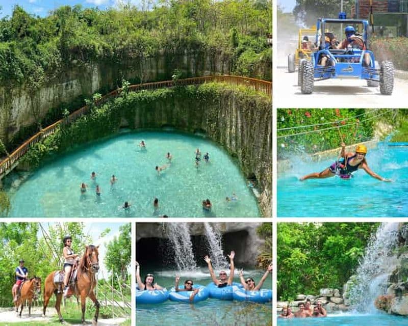 Billet Punta Cana : Billet d'entrée au parc d'aventure de Bavaro et déjeuner