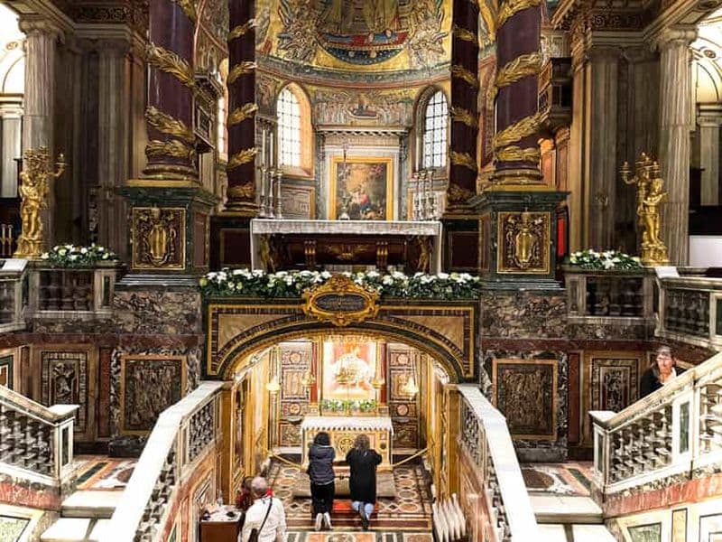 Billet Santa Maria Maggiore : billet d'entrée pour le pape François, audioguide