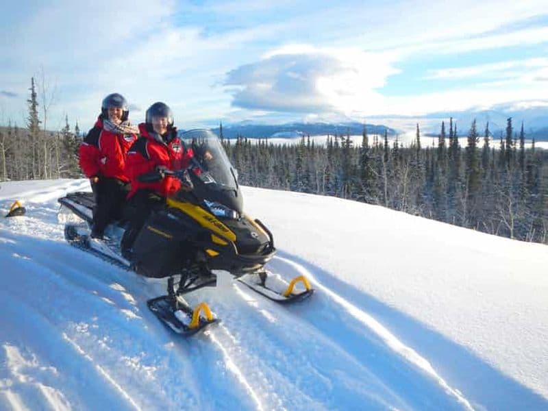 Yukon : excursion d'une demi-journée en motoneige