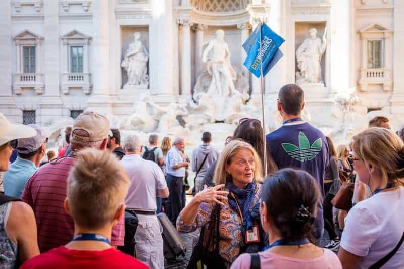 Rome : Visite à pied de la fontaine de Trevi, de la place d'Espagne et du Panthéon