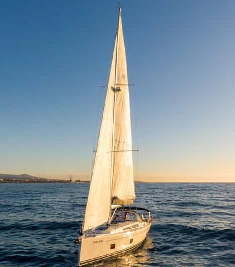 Voile au coucher du soleil à Maspalomas
