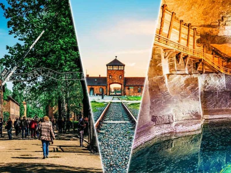 Billet Cracovie : Auschwitz et mine de sel de Wieliczka visite guidée d'une journée