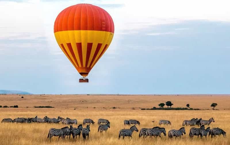 Safari de 4 jours dans le Masai Mara combiné à un vol en montgolfière