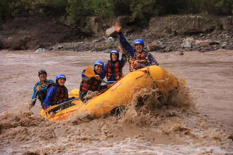 Mendoza : rafting à Potrerillos et aventure en tyrolienne