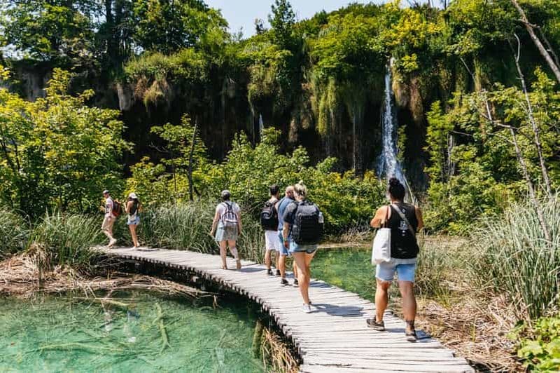 Billet Depuis Split : Visite guidée des lacs de Plitvice avec billets d'entrée