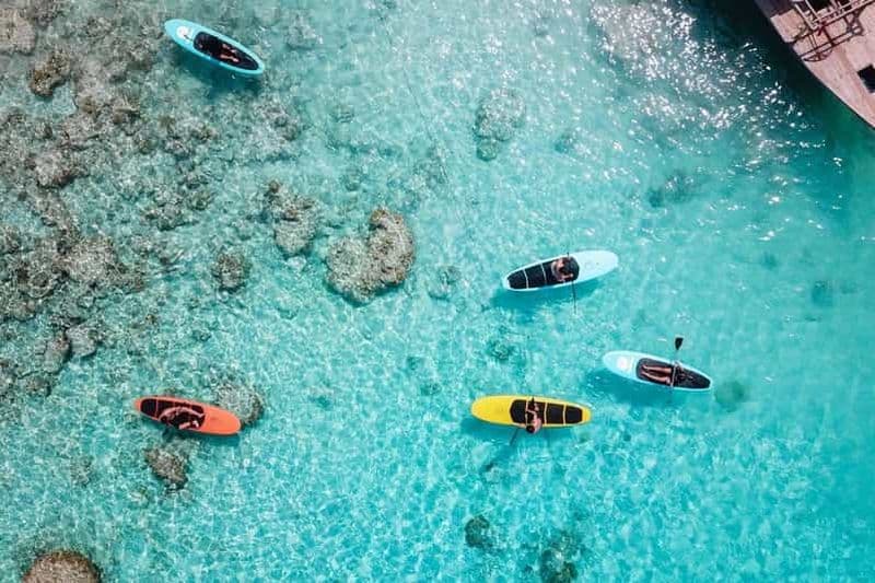 Gili Trawangan : Stand-up paddle avec photo prise par drone et guide