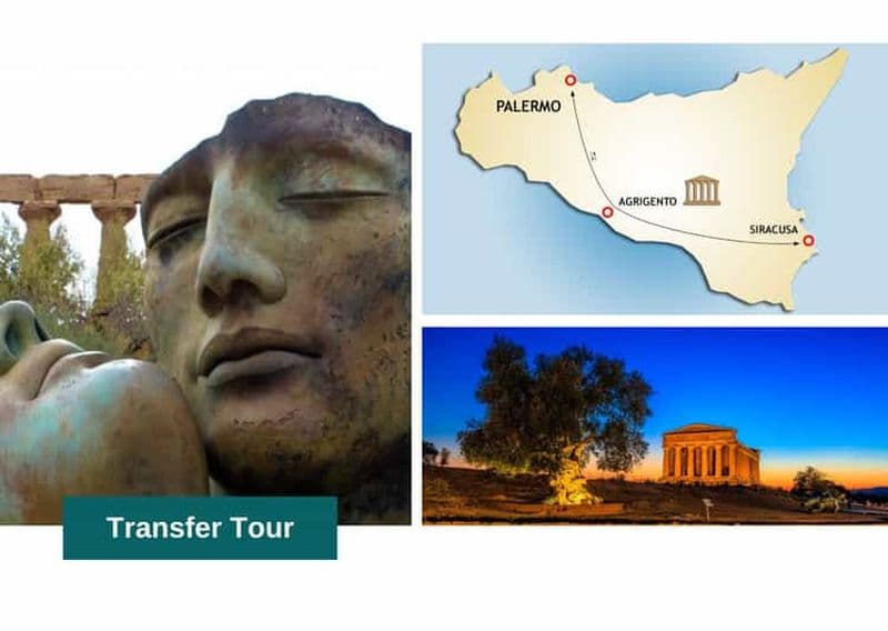 Billet Depuis Palerme : transfert à Syracuse avec arrêt à Piazza Armerina