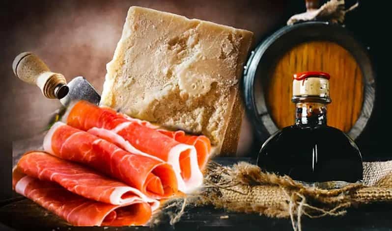 Parme : visite guidée avec dégustation de fromage, de jambon et de vinaigre balsamique