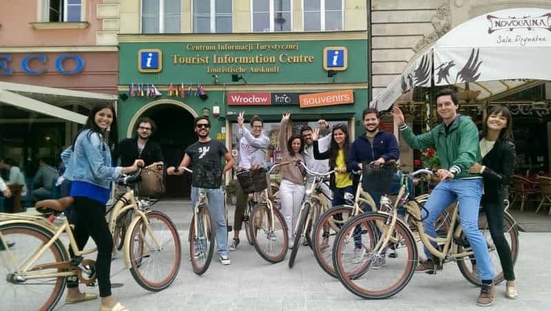 Wroclaw : visite à vélo de 3 heures en anglais ou en polonais