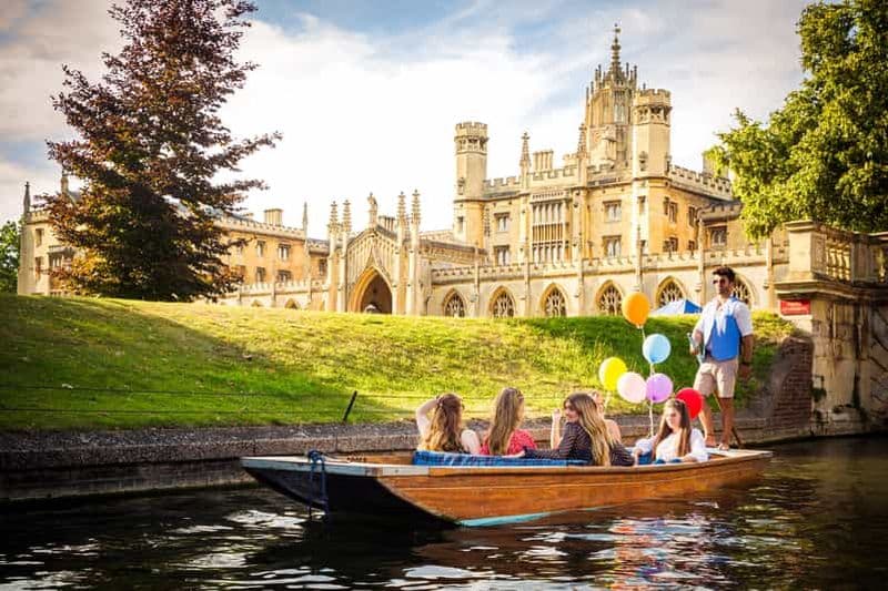 Billet Cambridge : Visite guidée de Punting avec guide