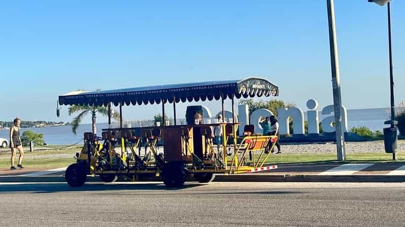 Colonia : visite collective à vélo avec fromages et bière artisanale