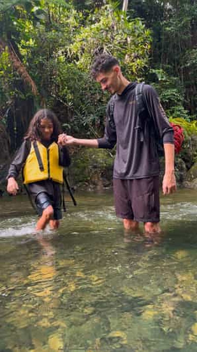 Porto Rico : toboggan de Las Tinajas, saut de falaise et balançoire