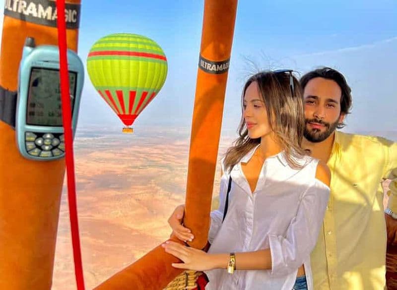 Billet Marrakech : vol en montgolfière de luxe avec petit-déjeuner gastronomique