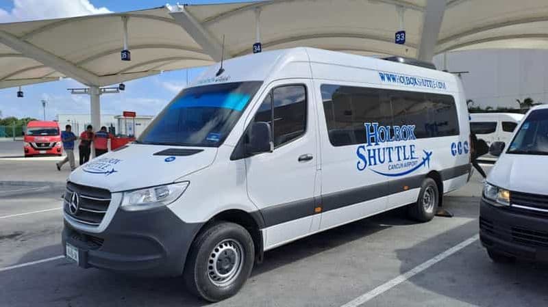 Billet Navette partagée entre l'aéroport de Cancun et le ferry Holbox