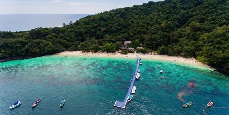 Billet Phuket : Excursion d'une journée à la plage de Banana Beach Koh Hey en hors-bord