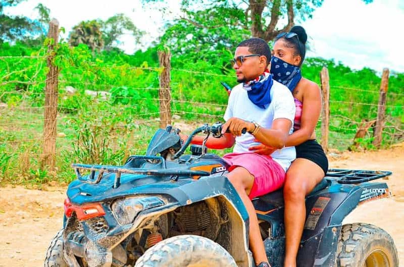 Billet Depuis Punta : aventure en 4 roues ATV 4x4 + plage de Macao et Cenote