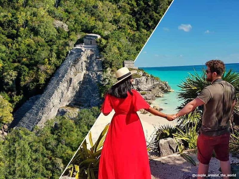 Billet Au départ de Cancun et de Riviera Maya : Tulum, Coba, Cenote et Playa