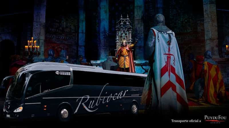 Billet Madrid : Transfert aller-retour au Puy du Fou et billet optionnel