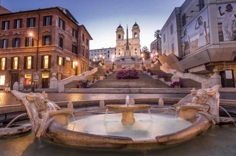 Billet Rome : Visite guidée du centre ville en soirée, visite touristique à pied
