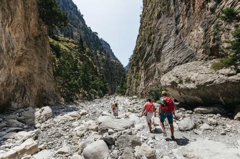 Depuis Georgioupolis : Randonnée d'une journée dans les gorges de Samaria avec guide