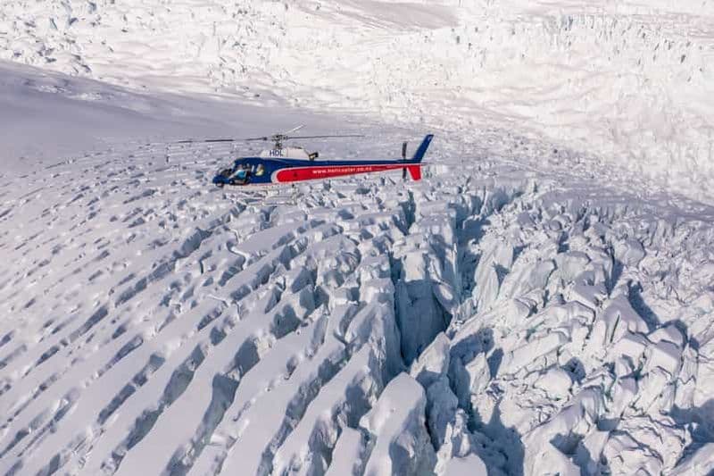 Billet Franz Josef : vol panoramique au-dessus des glaciers avec atterrissage sur la neige