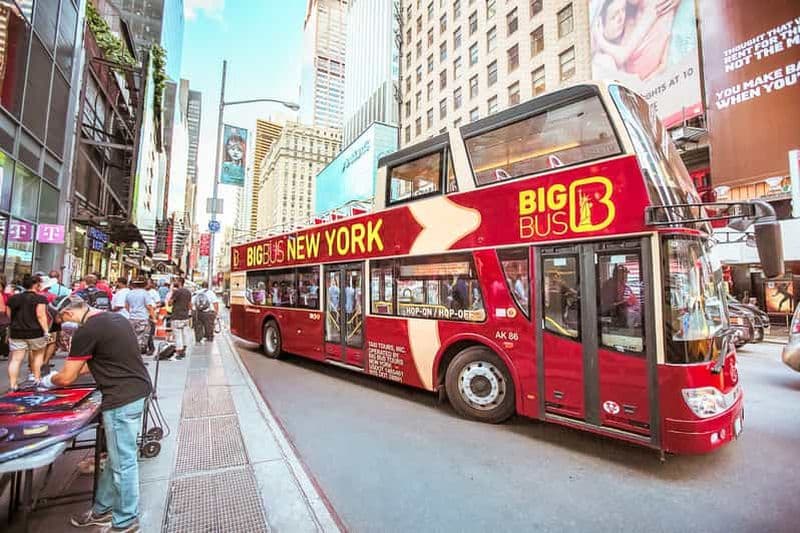 Billet New York : visite touristique en bus à arrêts multiples à toit ouvert