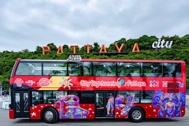 Pattaya : visites en bus à arrêts multiples