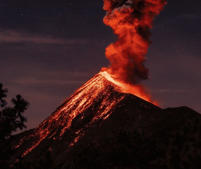 Billet Antigua : 2 jours de randonnée sur le volcan Acatenango avec repas et guide