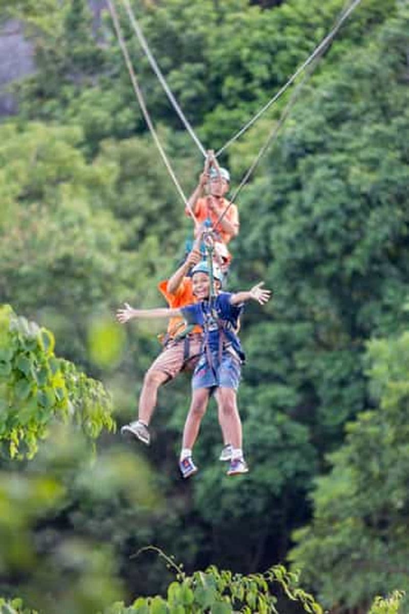 Koh Samui : Expérience de zipline au point de vue de Lamai