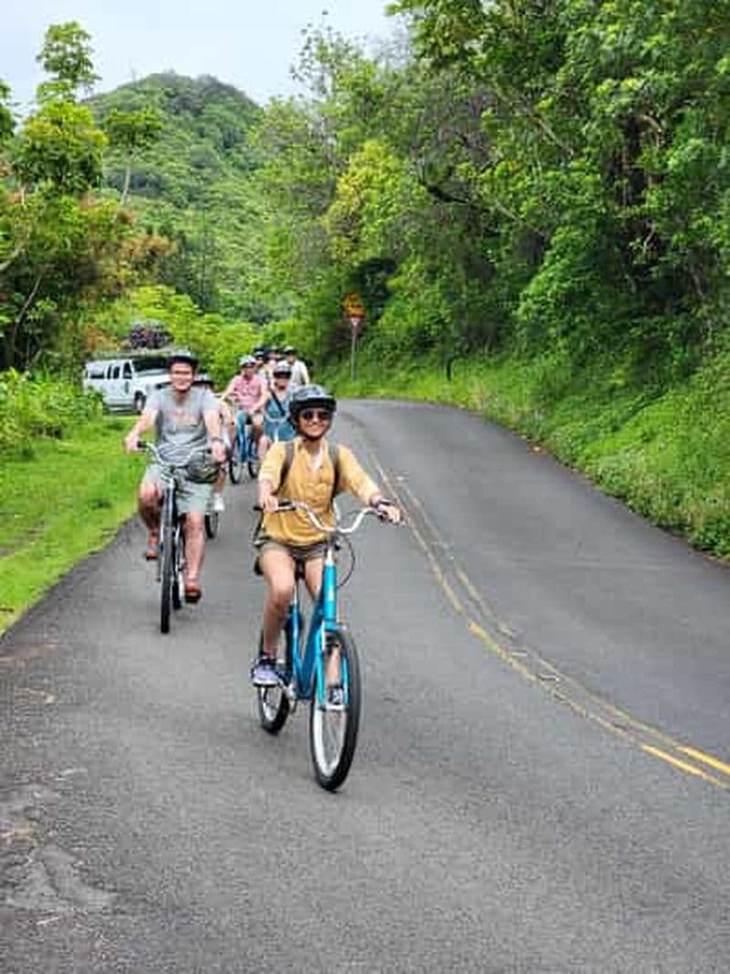 Honolulu : Aventure à vélo en descente dans une forêt tropicale d'Hawaï