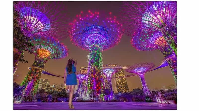 Croisière sur la rivière Singapour, Spectra et spectacle son et lumière Garden Rhapsody