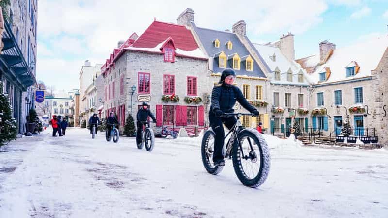 Billet Québec : Visite guidée du Vieux-Québec en Fat Bike avec boisson chaude