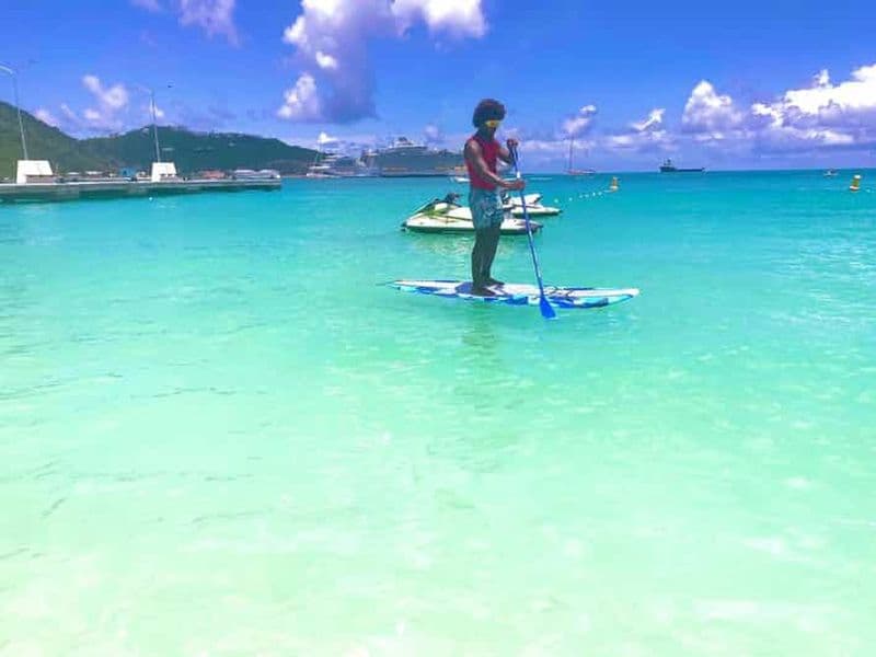 Saint-Martin : location de planches de paddleboard à Great Bay
