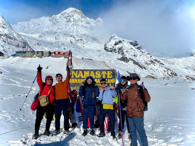 Billet Au départ de Katmandou : 5 jours de trek au camp de base de l'Annapurna par avion