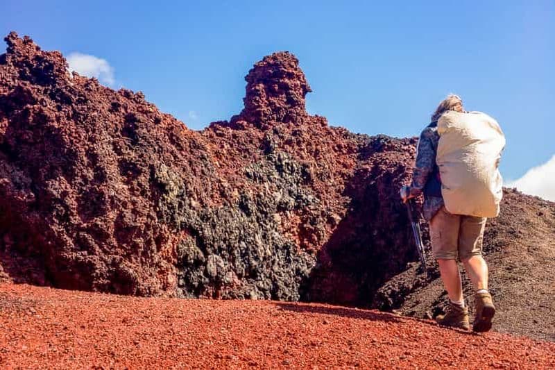 Réunion: Randonnée hors sentier du volcan Piton de la Fournaise
