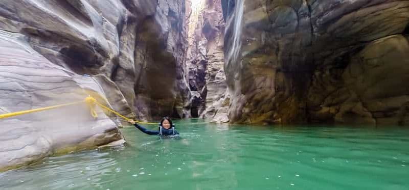 Depuis Amman : Randonnée dans le canyon de la rivière Wadi Mujib et excursion privée d'une journée
