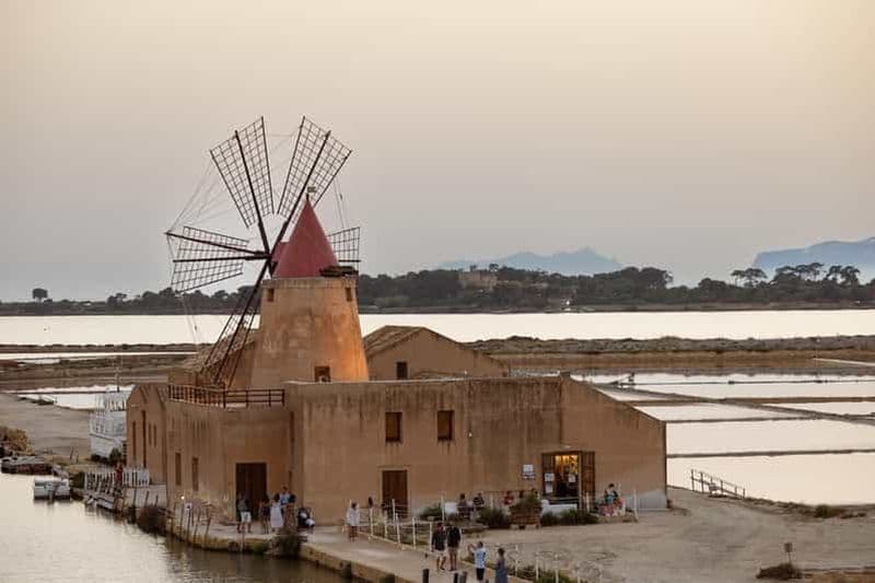 Marsala : visite guidée des salines avec visite du moulin à vent