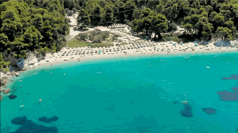 Skiathos : Croisière d'une journée sur l'île et la plage de Mamma Mia
