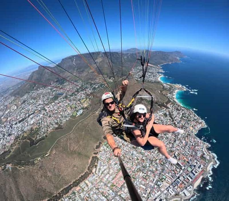 Le Cap : Parapente en tandem avec vue sur la montagne de la Table