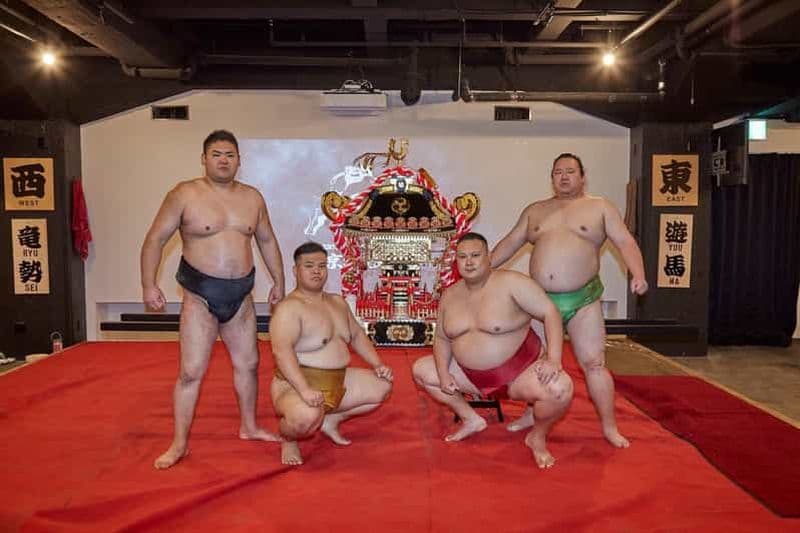 Ginza, Tokyo : spectacle de sumo, photos souvenirs et cuisine japonaise