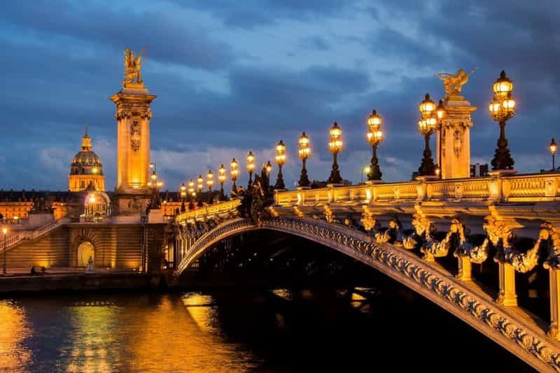 Billet Visite de nuit de Paris et croisière sur la Seine (en option)