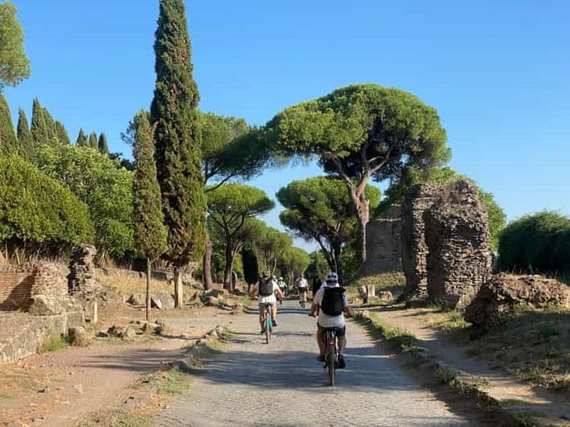 Meilleure aventure en VTT électrique sur la Via Appia et les aqueducs (26 km)