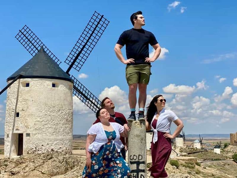 Billet Madrid : Visite des moulins de Don Quichotte de la Mancha et de Tolède