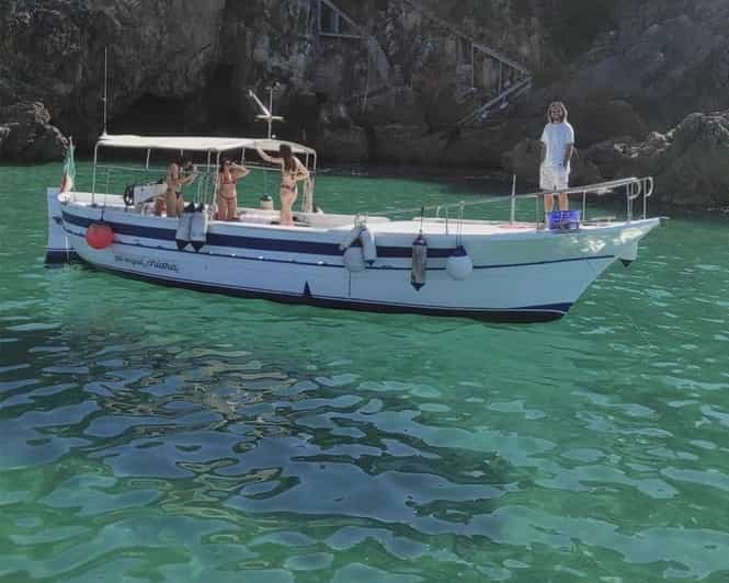 Gaeta : Visite guidée en bateau avec plongée en apnée