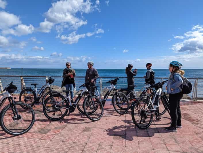 Palerme : Visite guidée à vélo du centre historique avec dégustation de mets