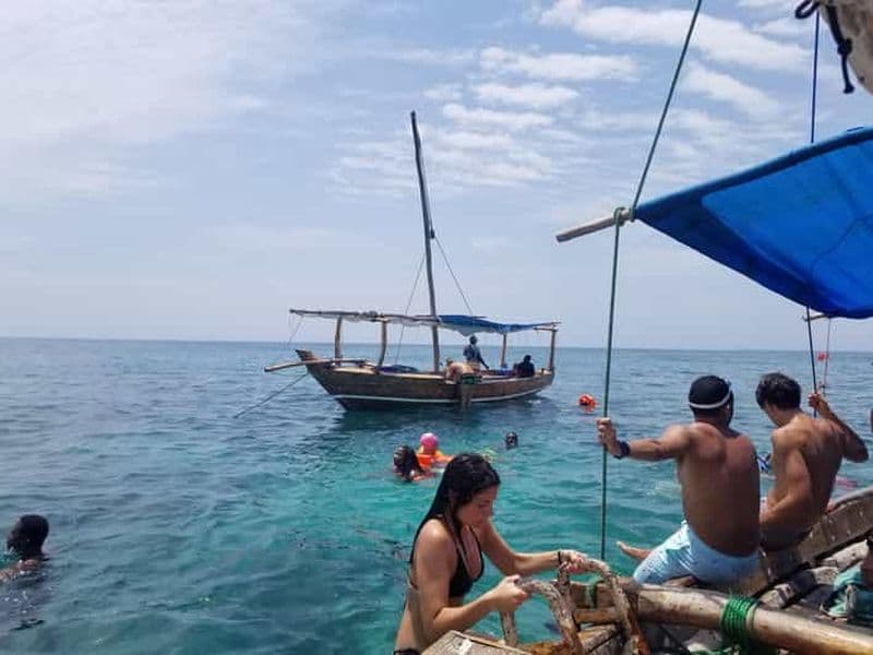 Billet Zanzibar : visite d'une journée, safari bleu, snorkeling et barbecue