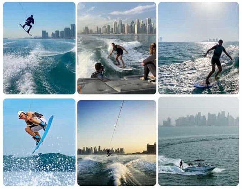 Doha : aventure guidée exclusive en wakeboard au Qatar