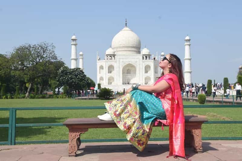Billet Āgrā : visite du Taj Mahal et du mausolée avec billet coupe-file et options