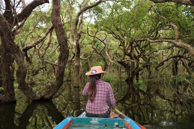 Billet Siem Reap : Lac Tonle Sap - Village de pêcheurs et forêt inondée